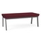 Lesro Newport 2 Seat Bench, 45 in W 21 in L 18.5 in H NP2001 - alternate 3